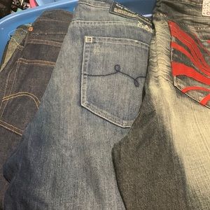 They are in great condition. Some tags. Also have 120 shirts all different types